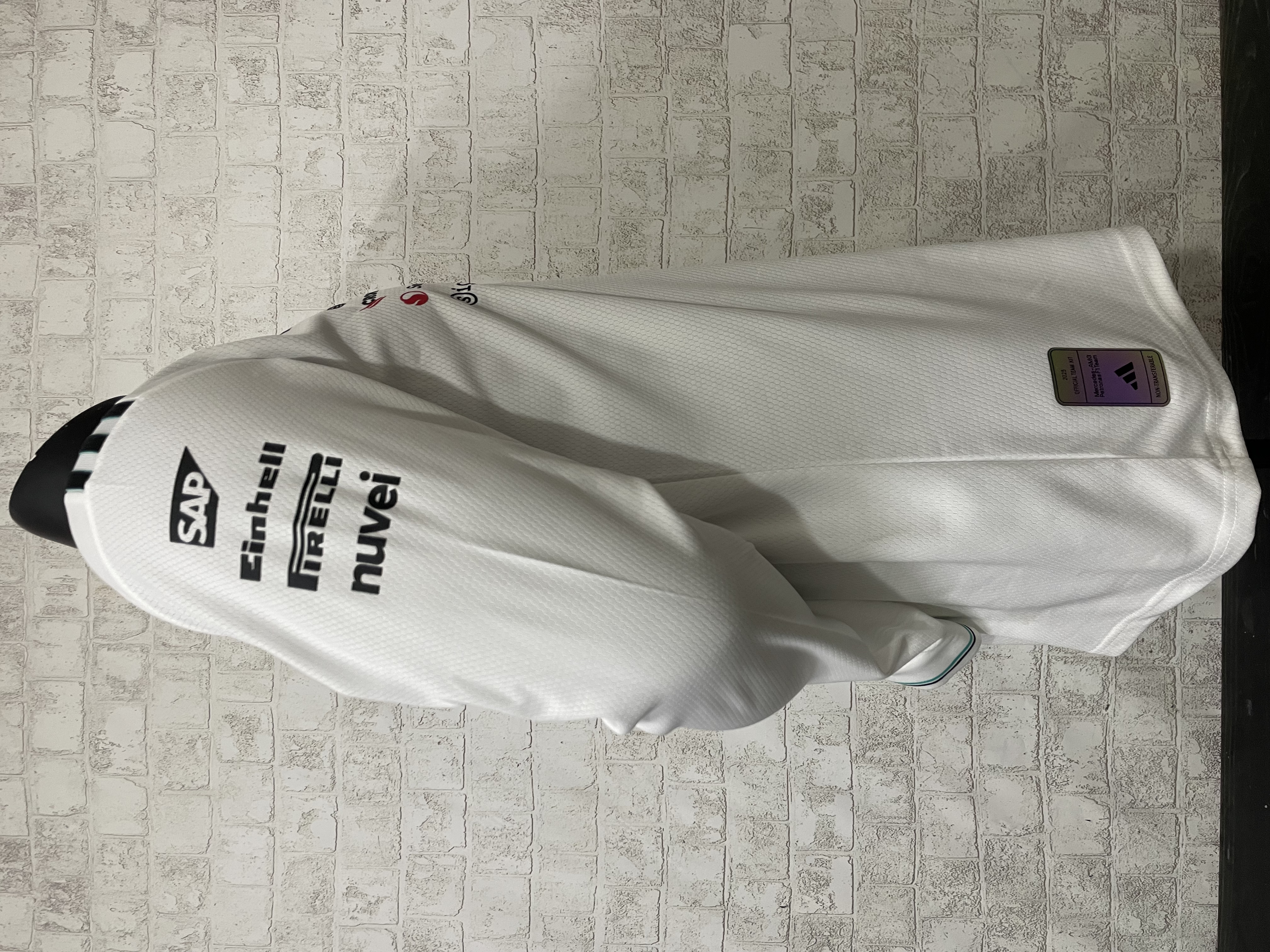 2025 Mercedes Benz F1 white jersey