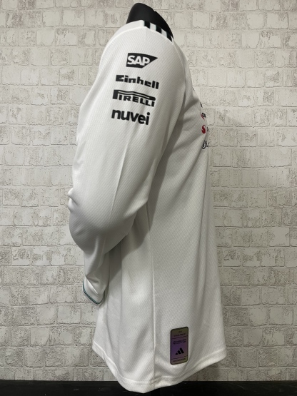 2025 Mercedes Benz F1 white jersey