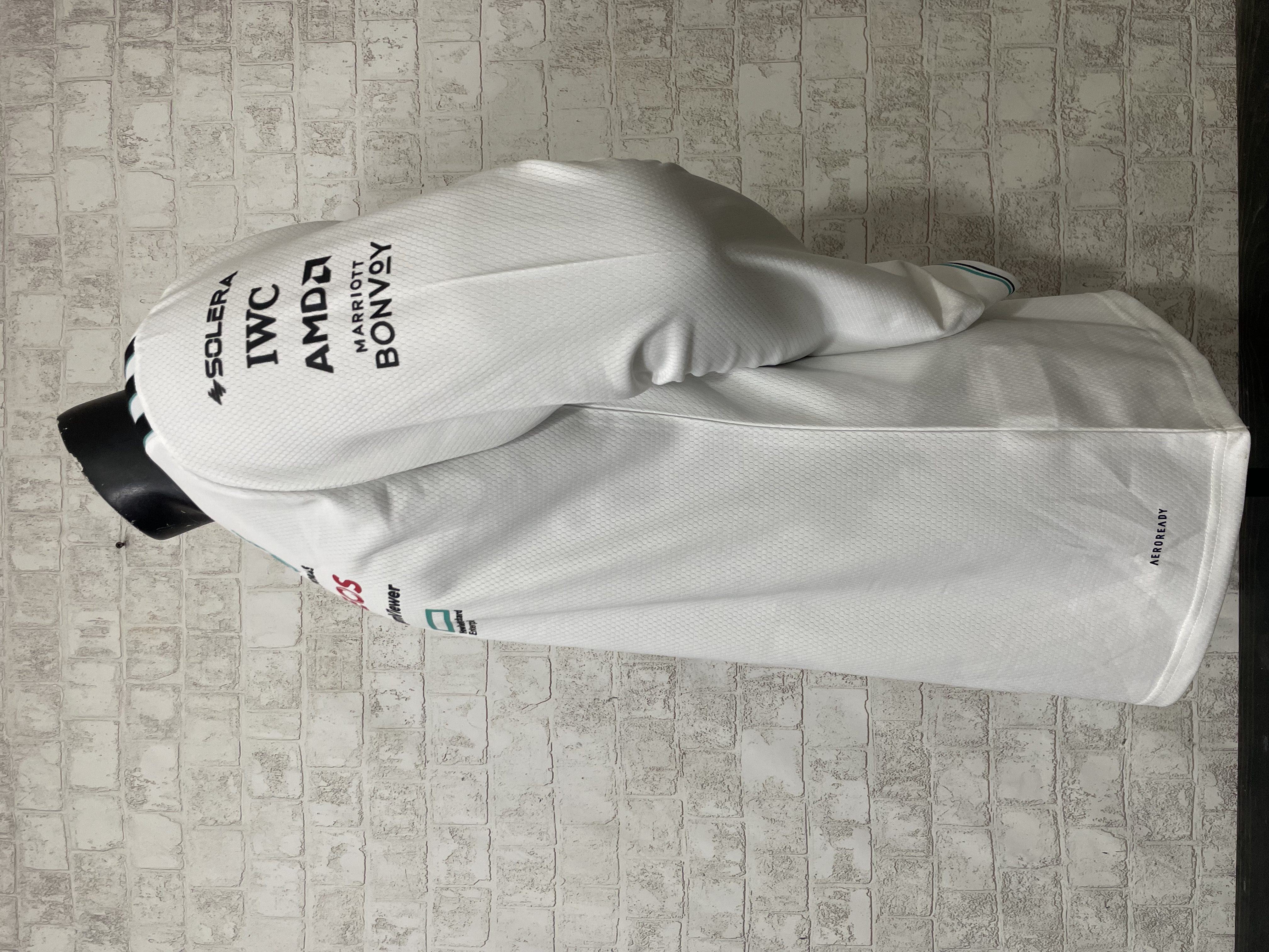 2025 Mercedes Benz F1 white jersey
