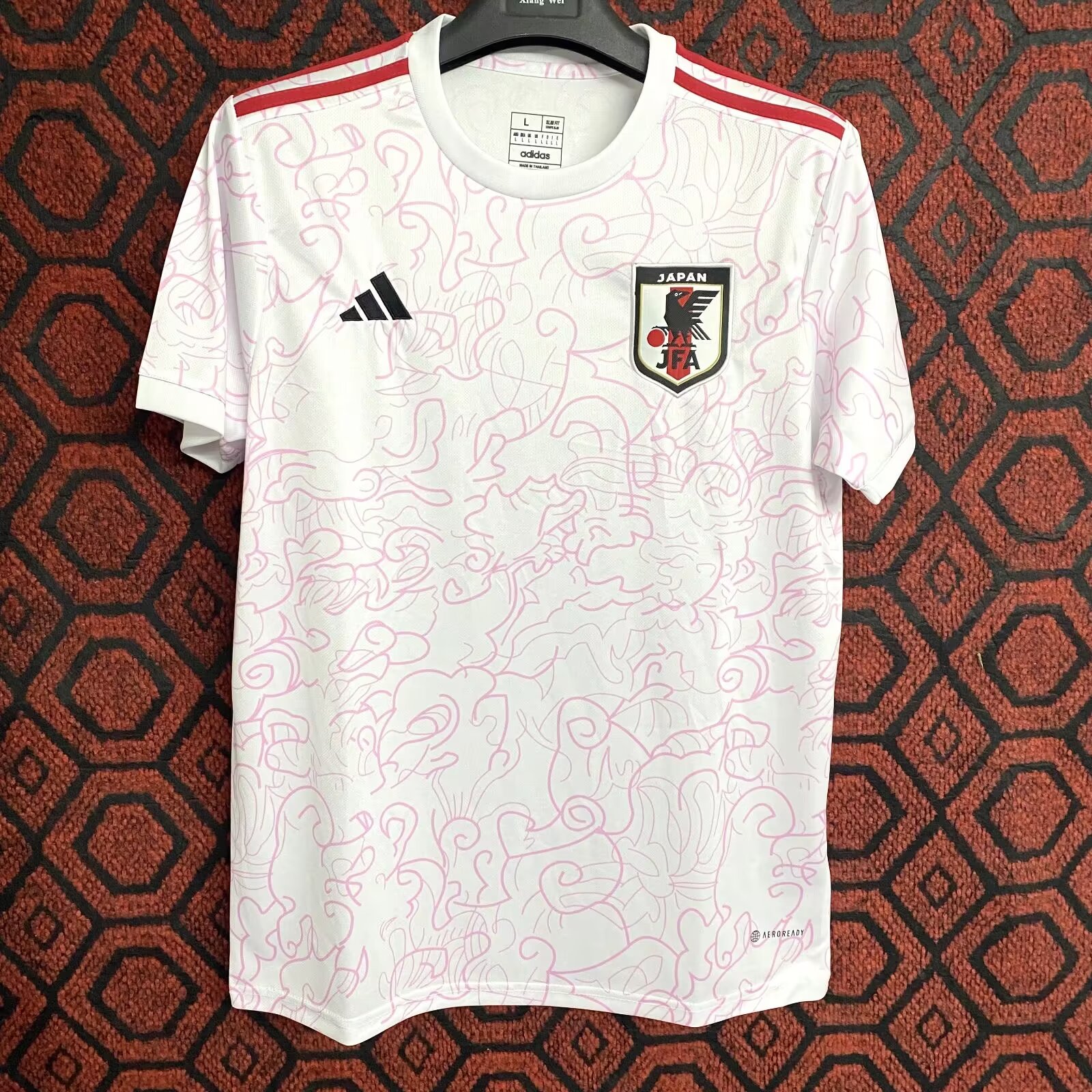 2024 Japan Warrior Edition White and Pink S-XXL