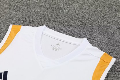 23-24 Real Madrid White Training Vest Size S-XXL