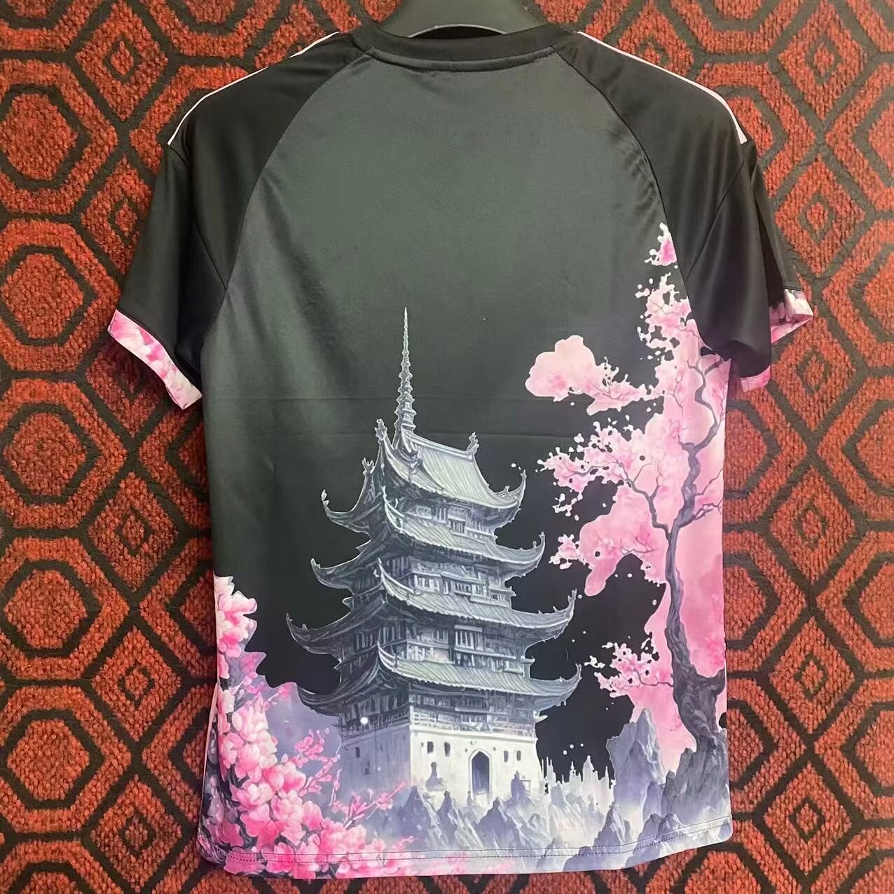 24-25 Japan Kiyomizu Temple black fan version S-XXL