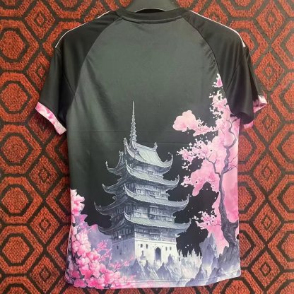 24-25 Japan Kiyomizu Temple black fan version S-XXL