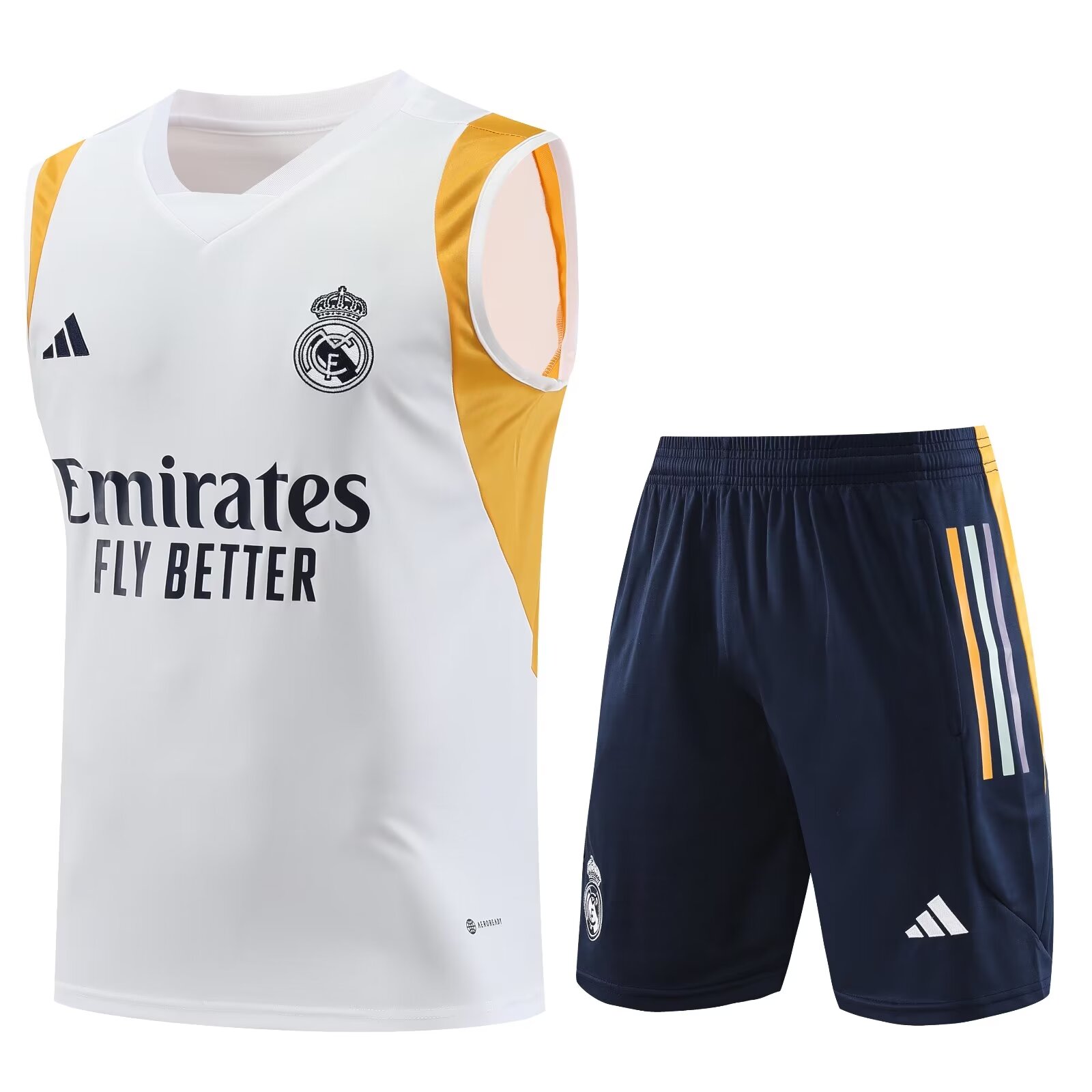 23-24 Real Madrid White Training Vest Size S-XXL