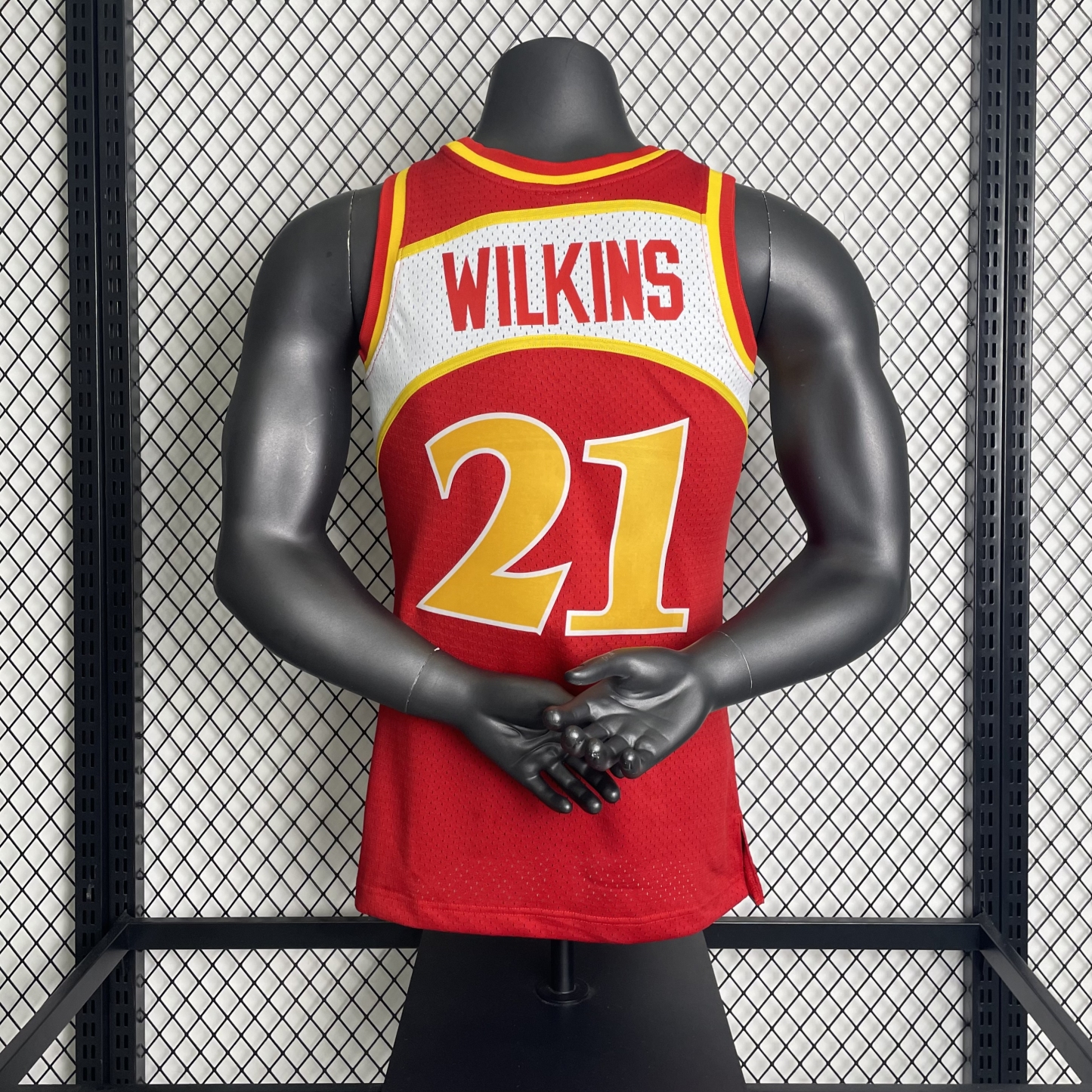 MN Heat Pressed Vintage Jersey: SW Hawks 85/86 Season No.21 Wilkins