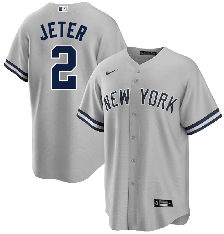 2025 MLB New York Yankees grey S-3XL