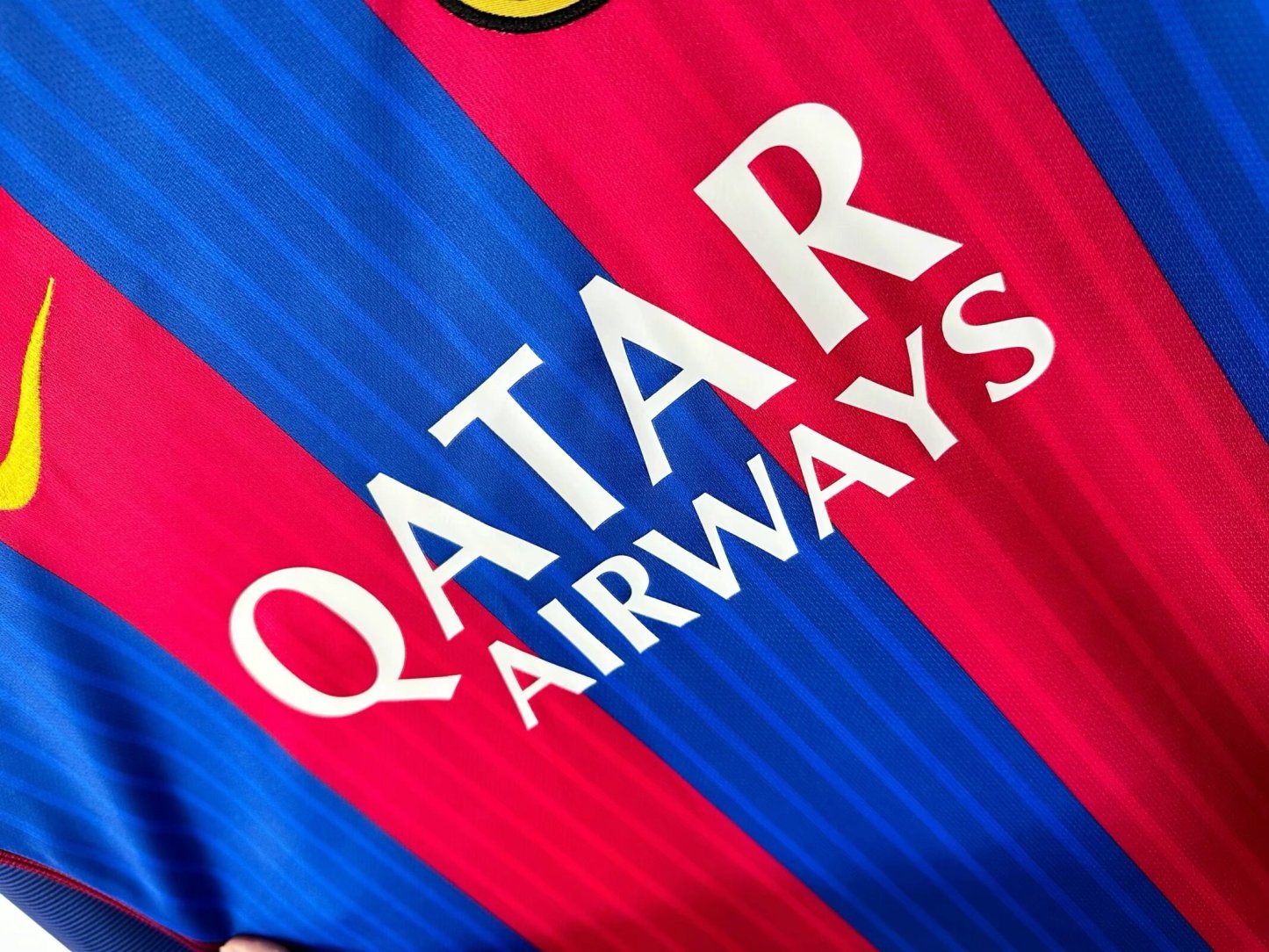 Retro 16-17 Barcelona long sleeve Home Size S-XXL