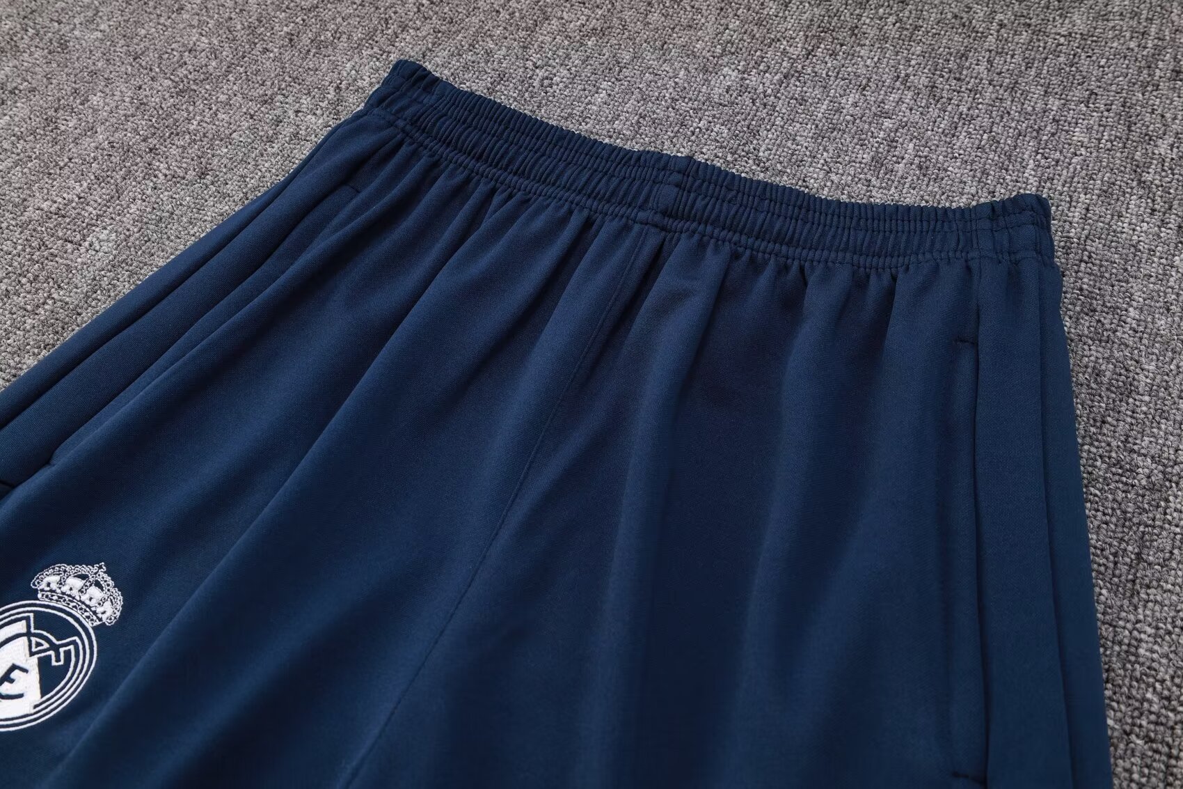 2324 Real Madrid Royal Blue Round Neck Suit