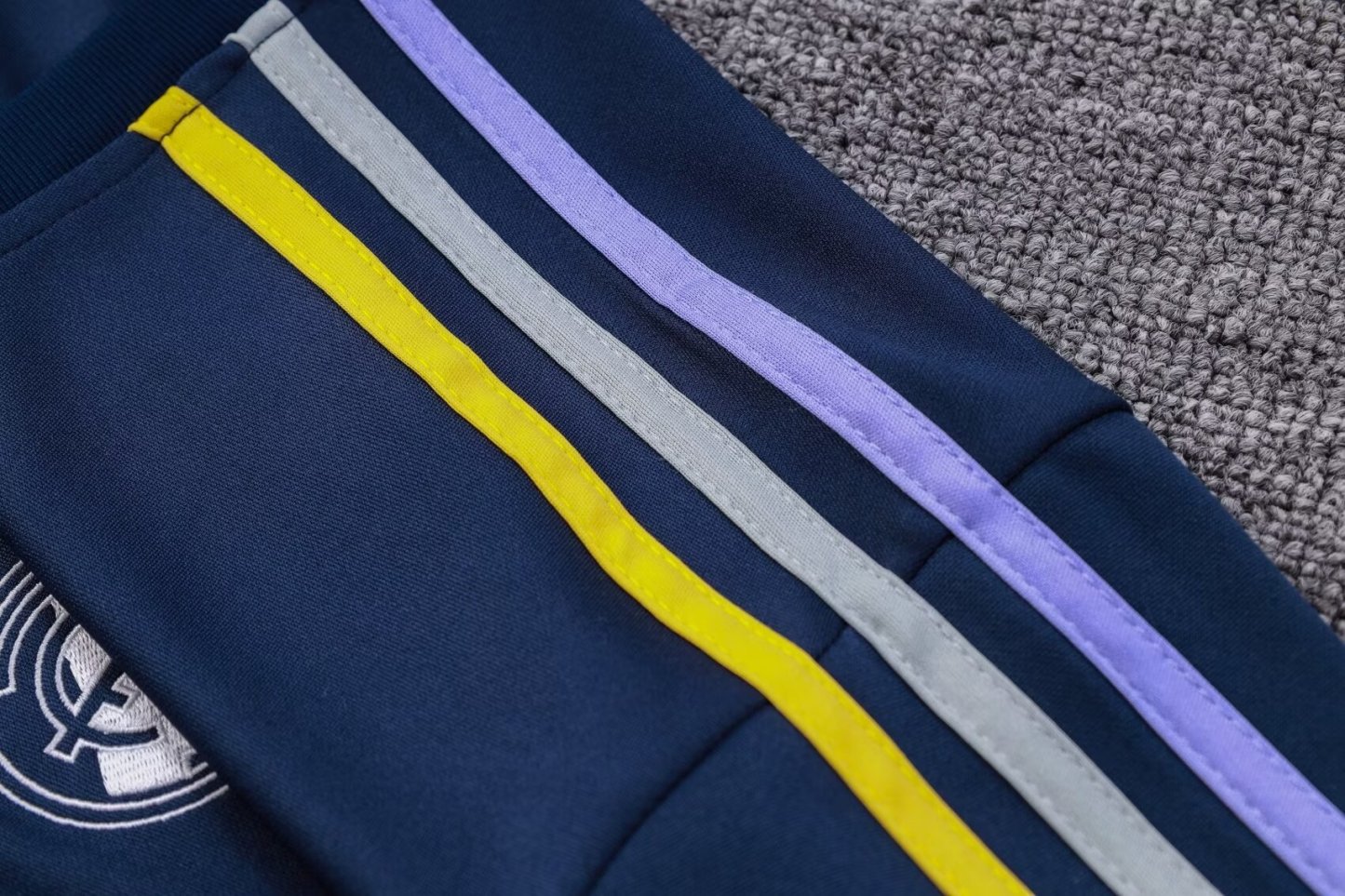 2324 Real Madrid Royal Blue Round Neck Suit