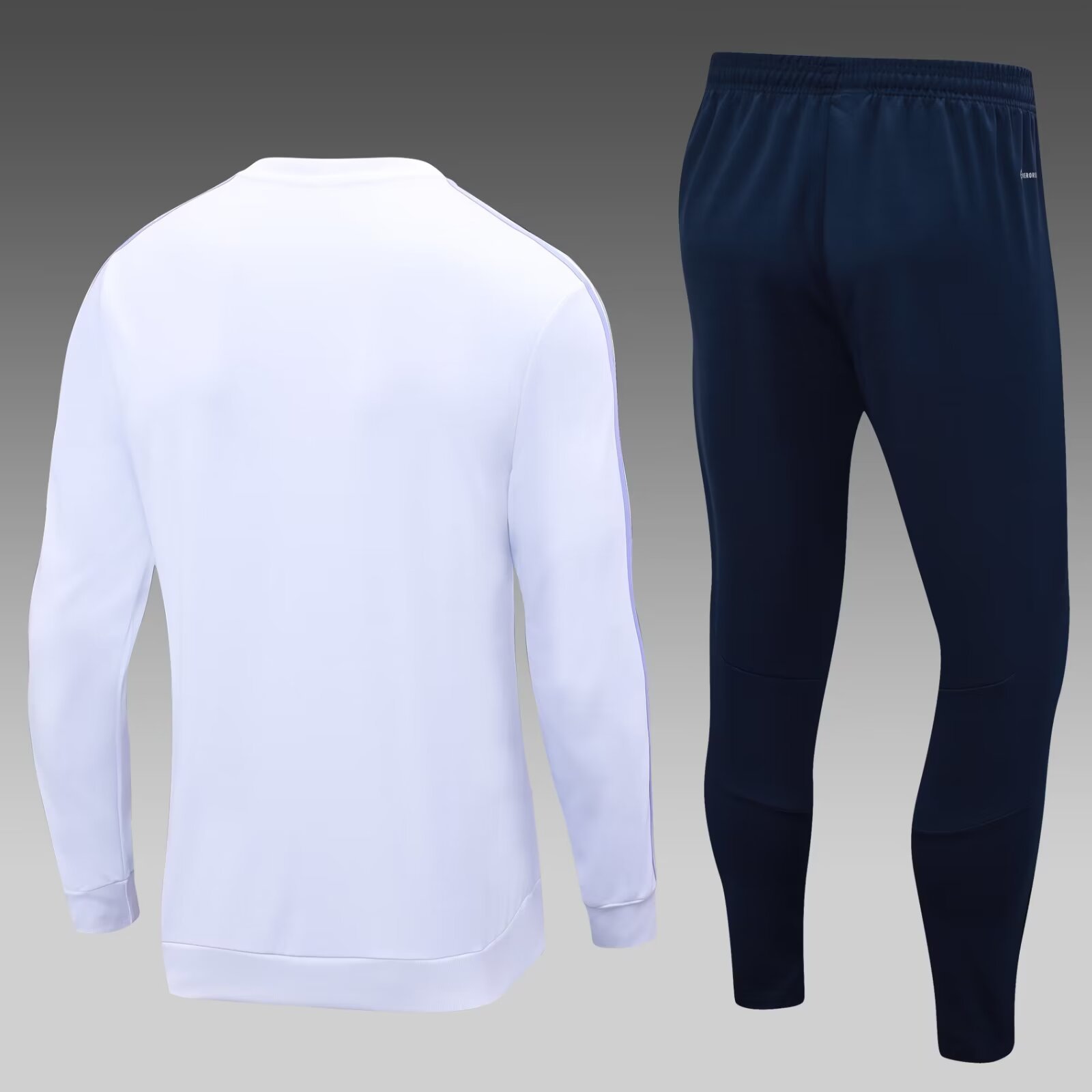 2324 Real Madrid white Round Neck Suit