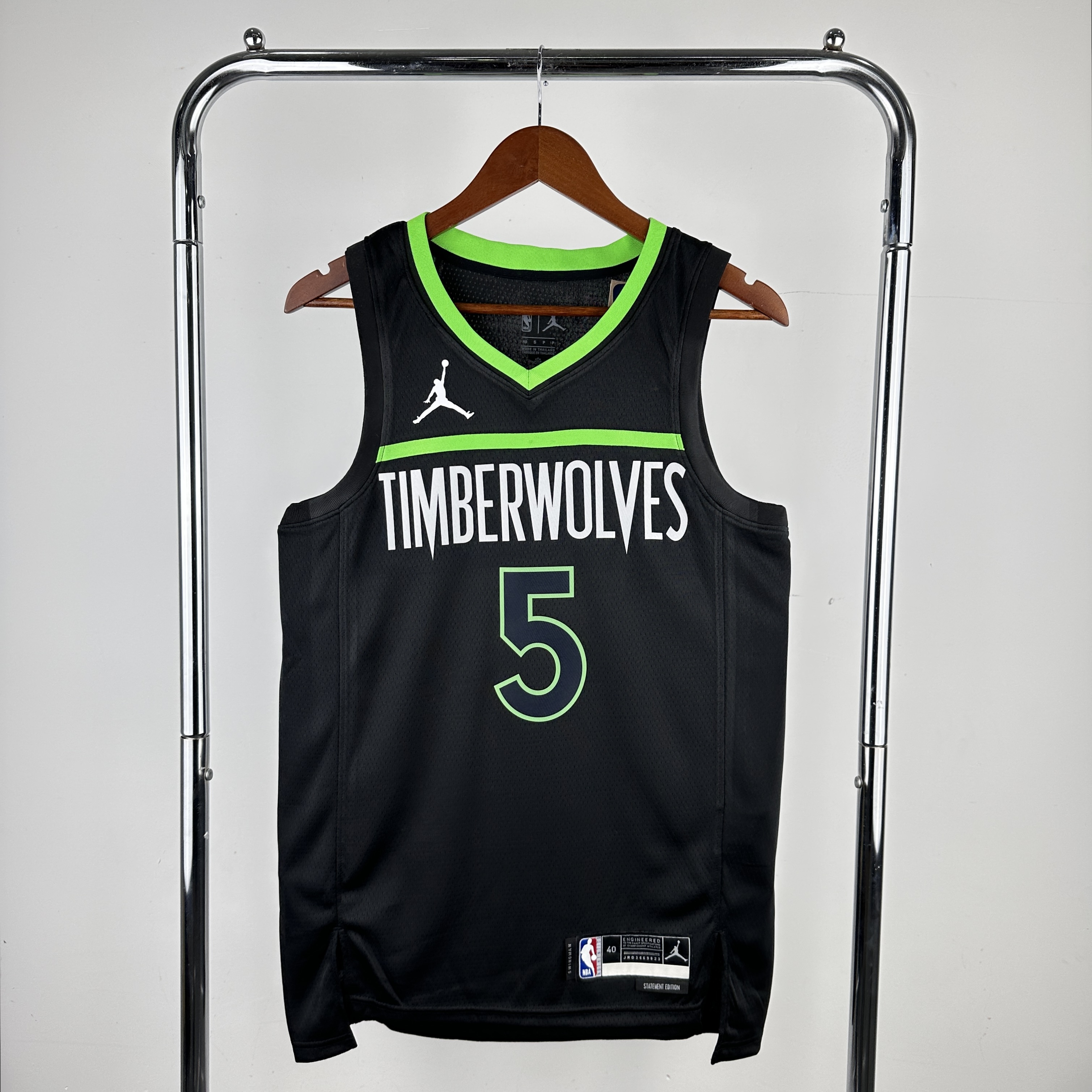 2023 NBA Minnesota Timberwolves black version S-XXL