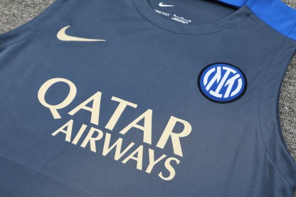 24/25 Inter Milan training grey vest set fan version S-XXL