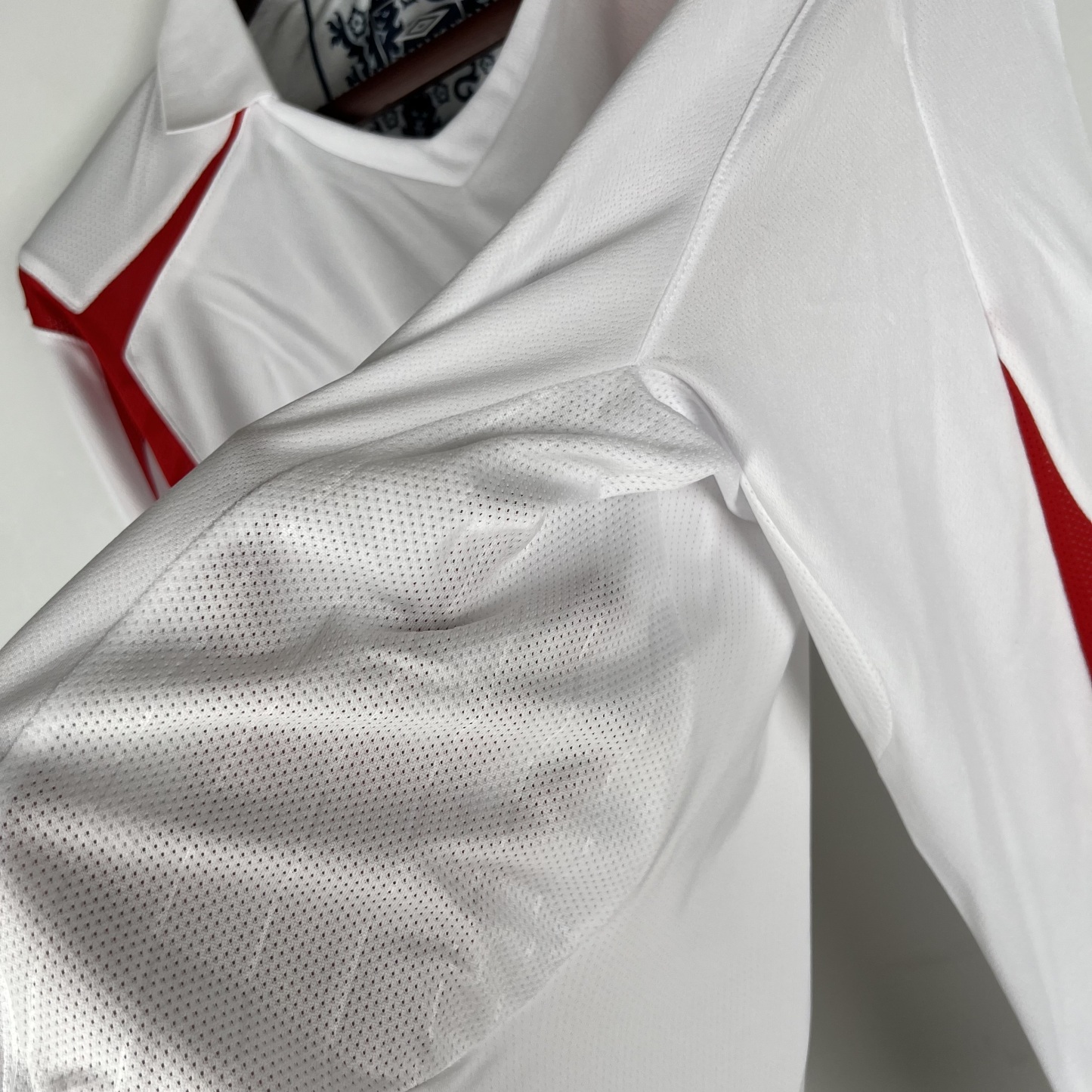 Retro Long Sleeve England 2006 Home S-XXL