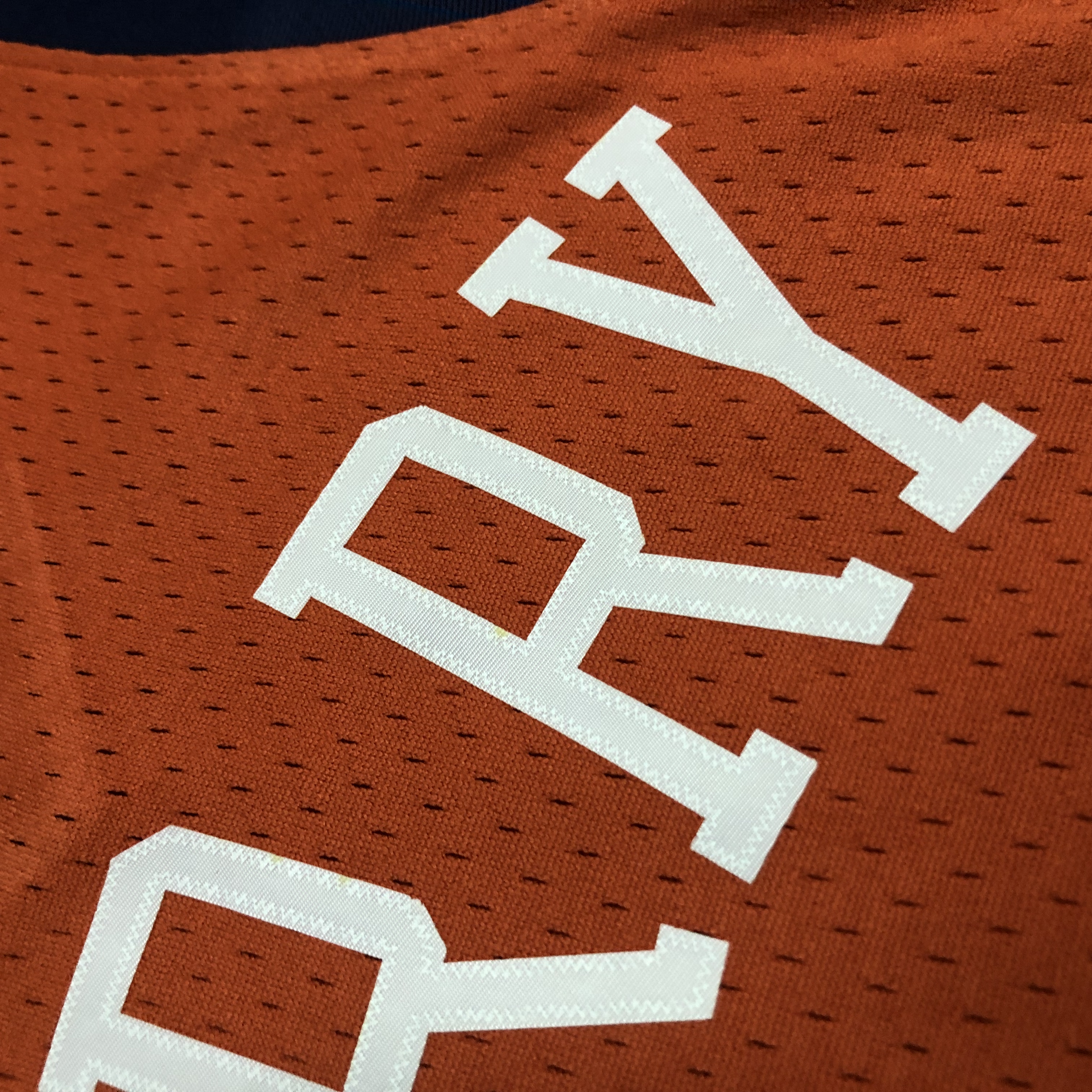 MN Heat Pressed Retro Jersey: SW Warriors 09/10 Orange No.30 Curry