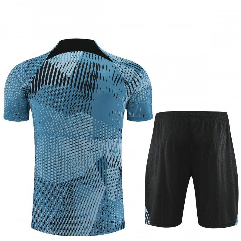 23/24 Totteham Hotspurs Navy Stripe Navy Short Sleeve+Shorts