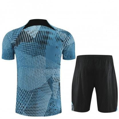 23/24 Totteham Hotspurs Navy Stripe Navy Short Sleeve+Shorts