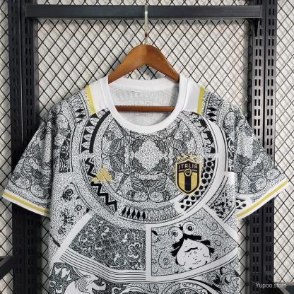 2023 Italy White Special Jersey  S～XXL