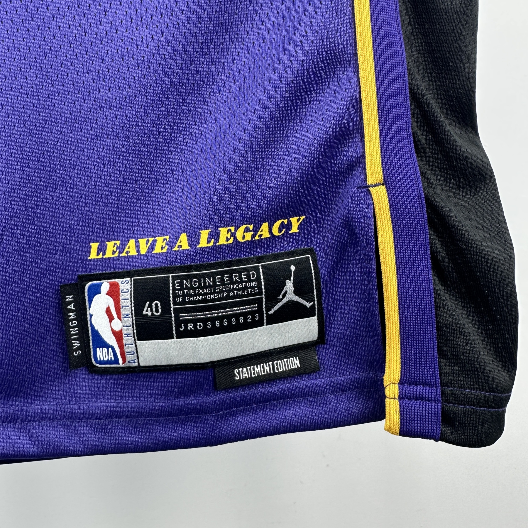 2023 NBA Los Angeles Lakers Purple version S-XXL