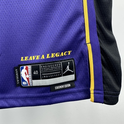 2023 NBA Los Angeles Lakers Purple version S-XXL