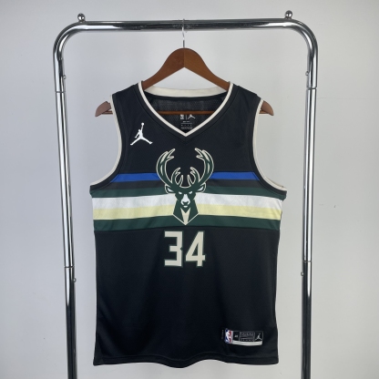 2021 NBA Milwaukee Bucks green Jordan S-XXL