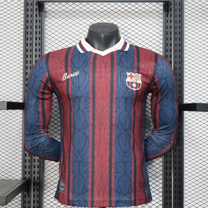 Barcelona 125th Anniversary long sleeve player version S-XXL
