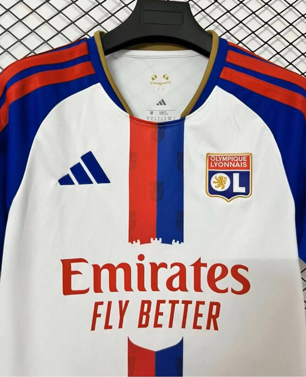 26/27 Lyon home fan version Size S-4XL