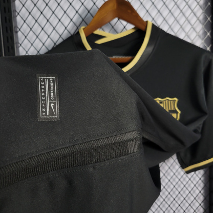 20/21 Barcelona Black with La liga Sponsor  Away S-XXL
