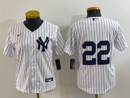2025 MLB New York Yankees white S-3XL