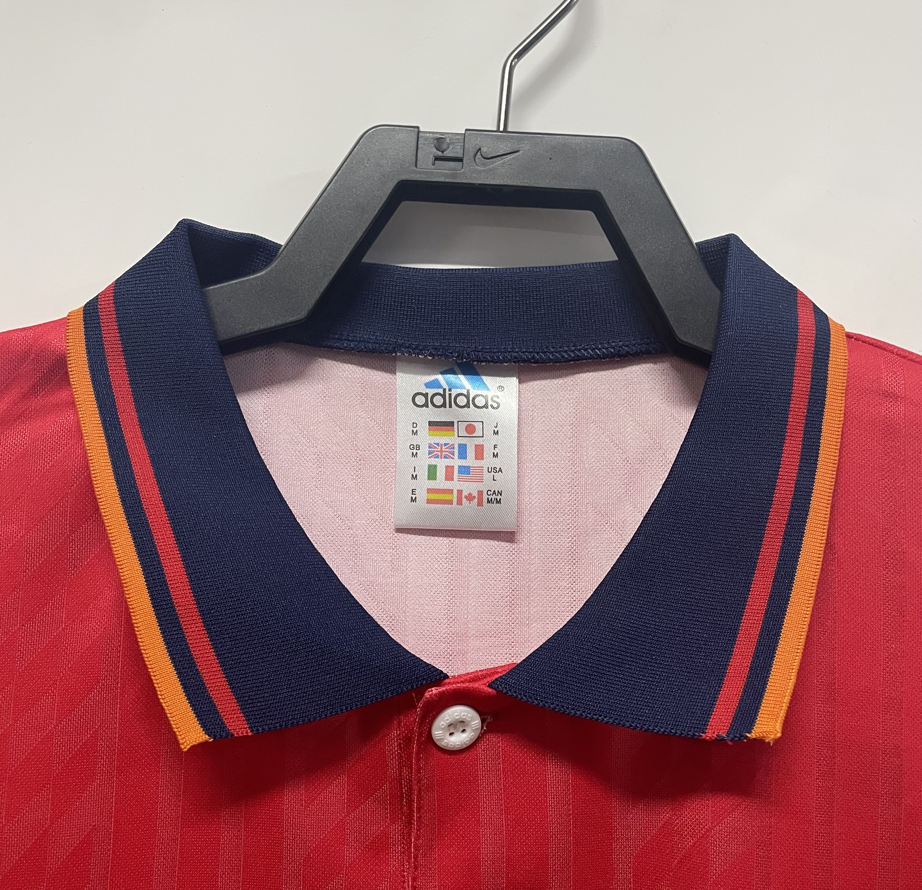 1994 Spain home retro version S-XXL