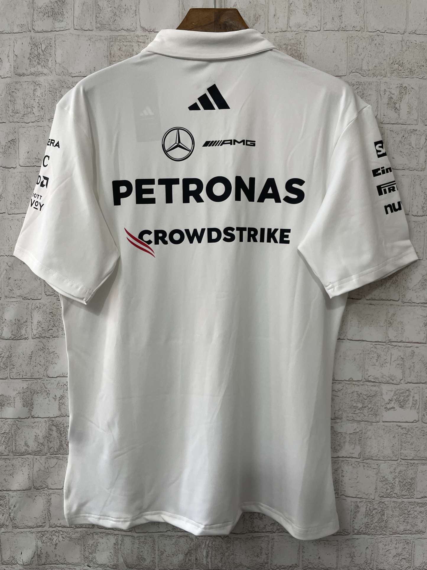 2025 Mercedes Benz F1 white jersey