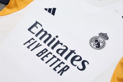 23-24 Real Madrid White Training Shirt Size S-XXL