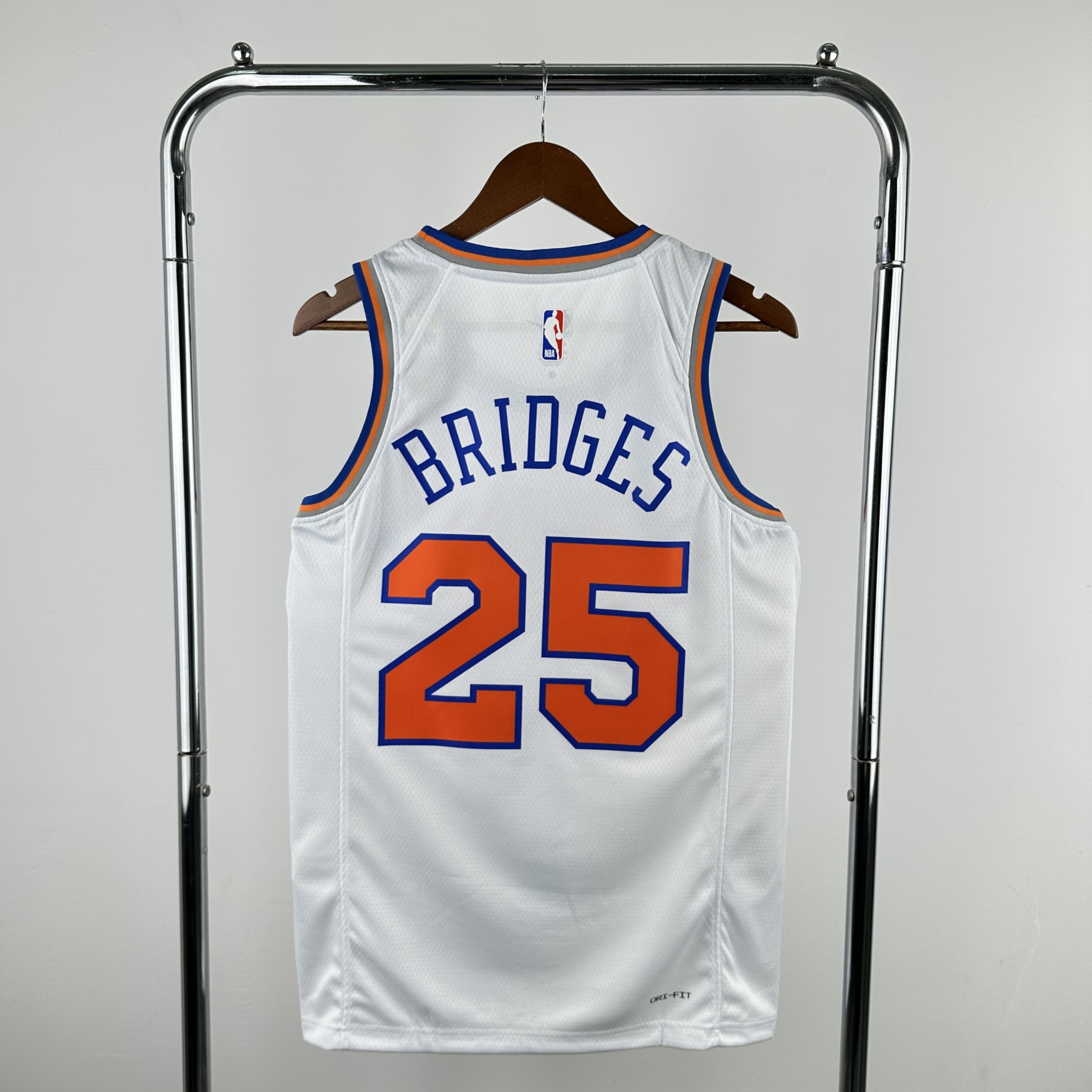 2025 NBA New York Knicks white Hot-pressed version NO.25 jersey S-XXL