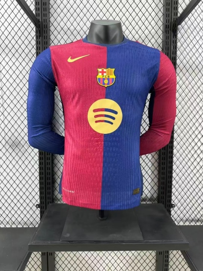 24/25 Barcelona home long sleeve palyer version S-4XL