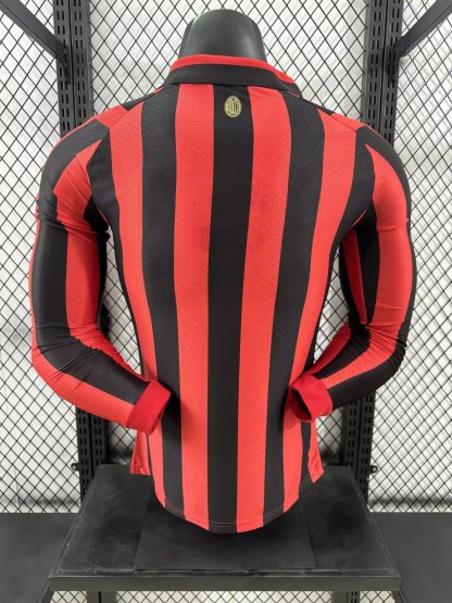 24/25 AC Milan 125th anniversary long sleeve player version S-XXL