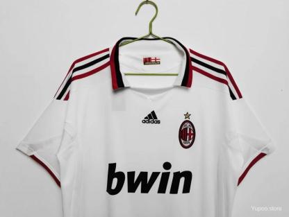 Retro 09/10 AC Milan Away White Jersey