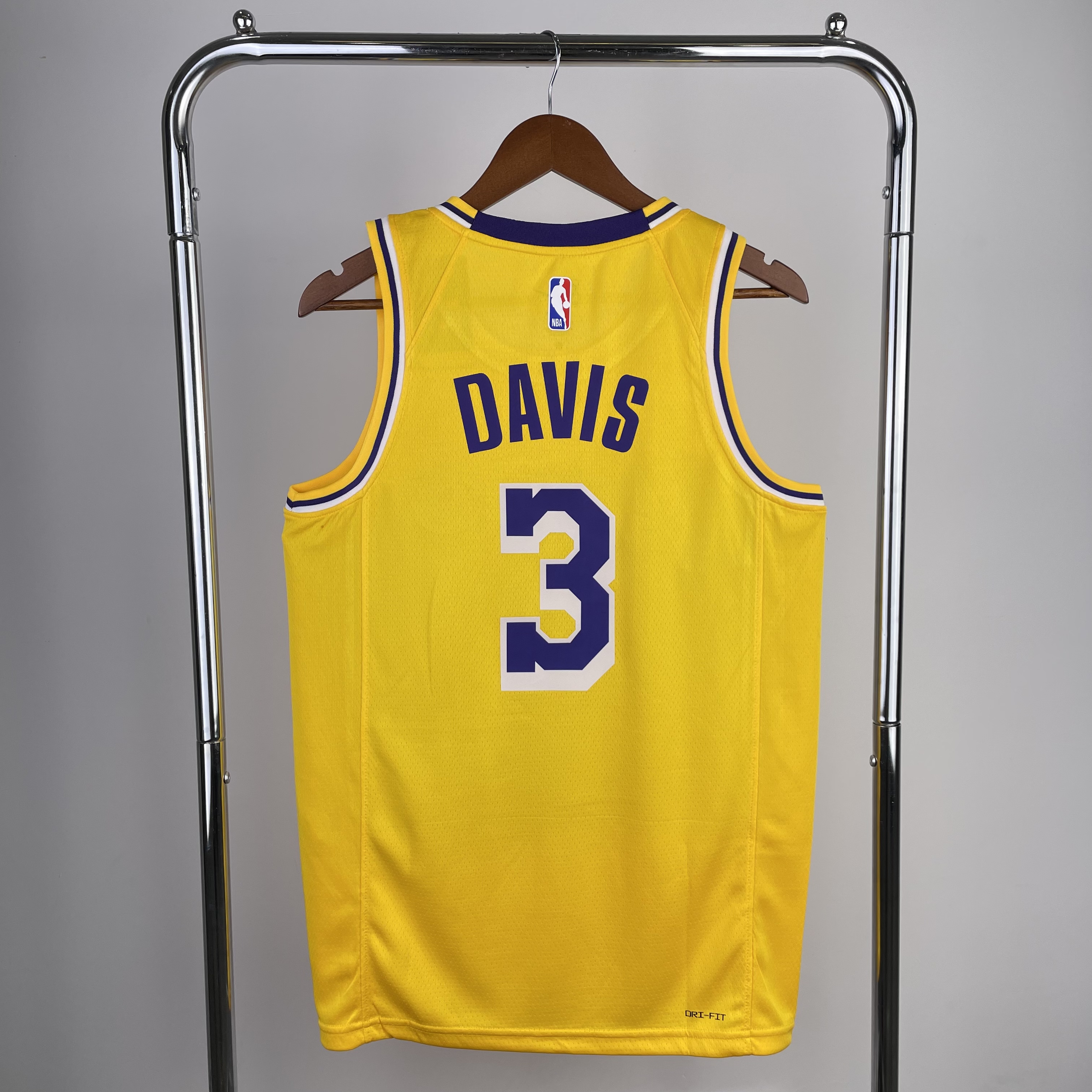 2023 NBA Los Angeles Lakers yellow version S-XXL