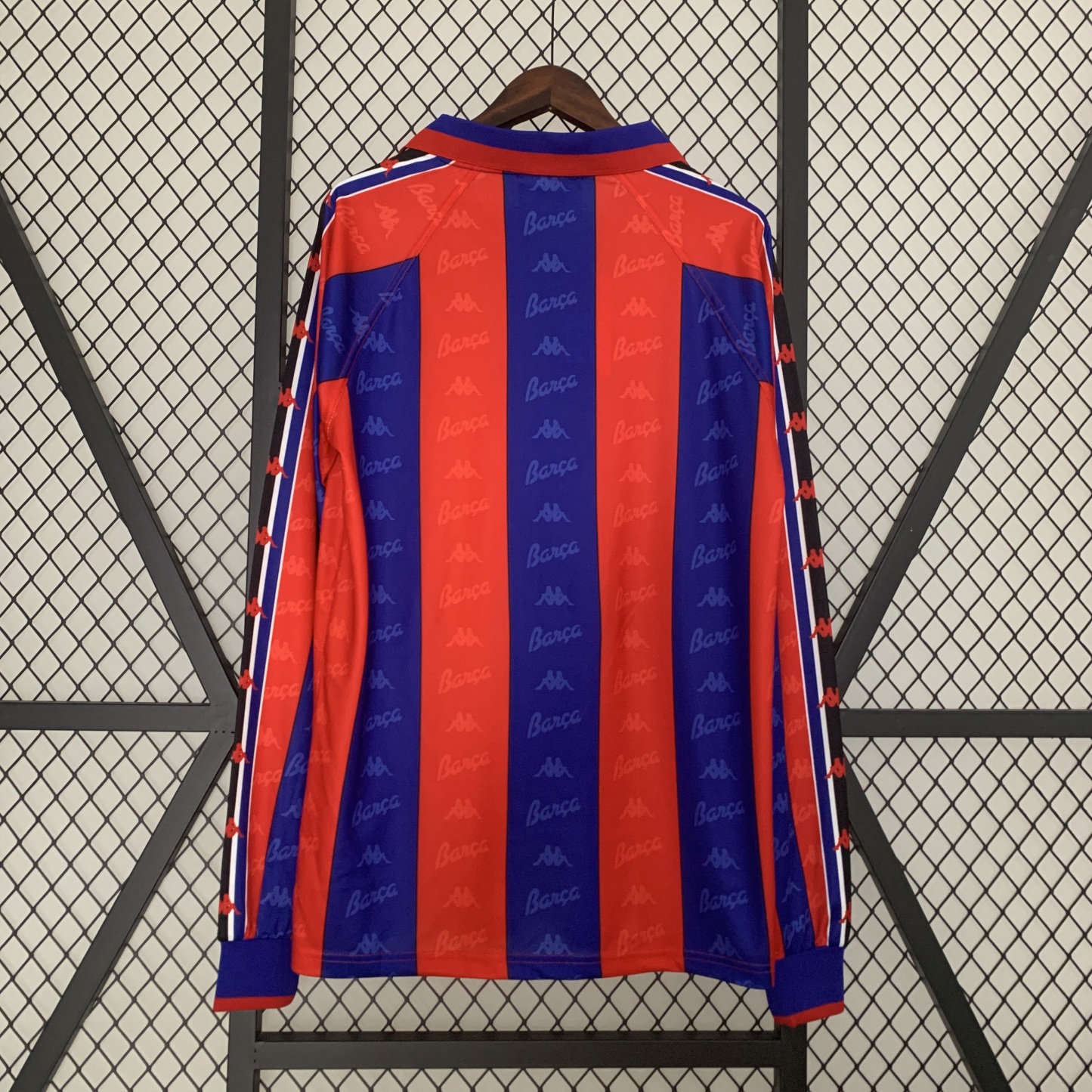 Retro long sleeve Barcelona 96/97 home S-XXL
