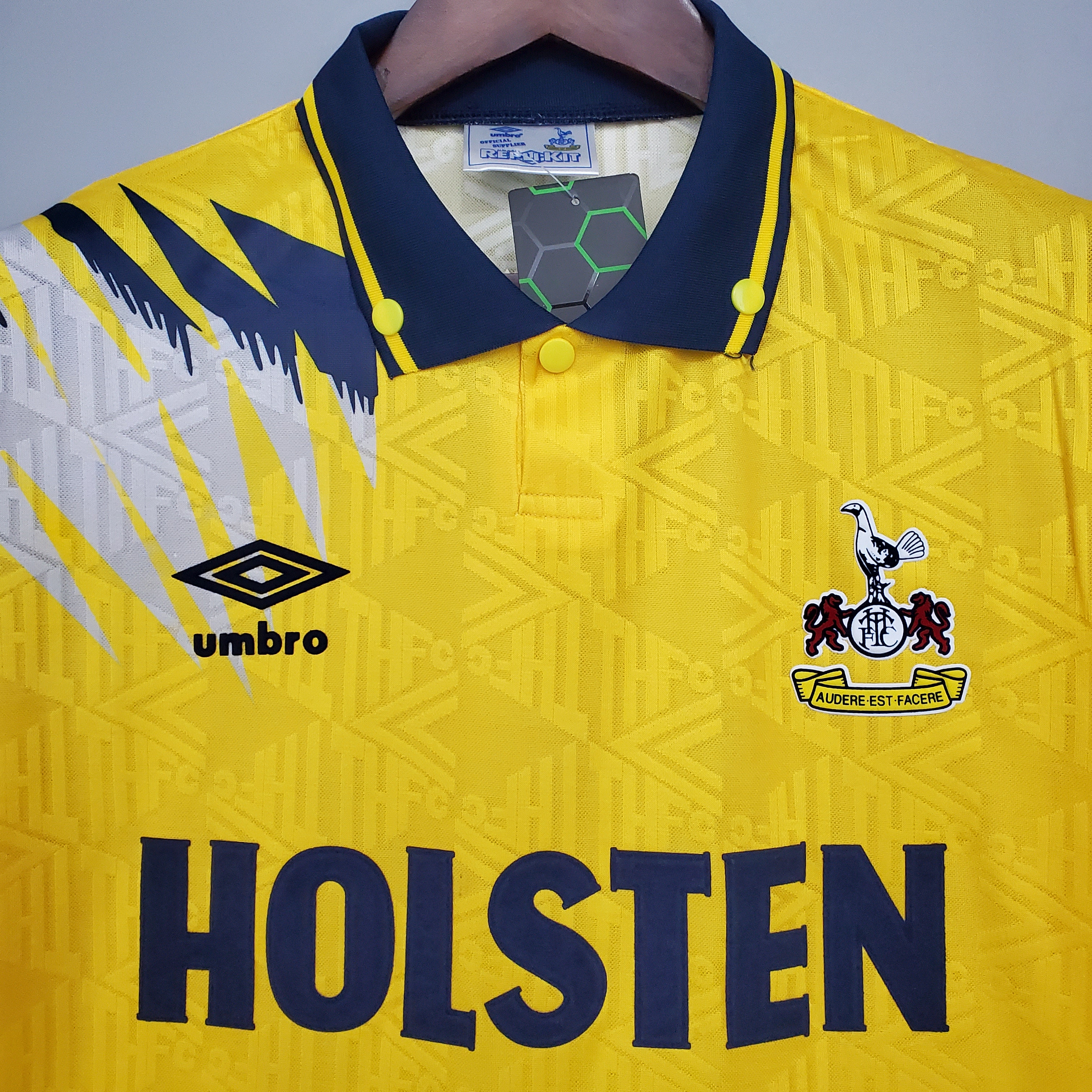 Retro Tottenham 92/94 Away Yellow S-XXL