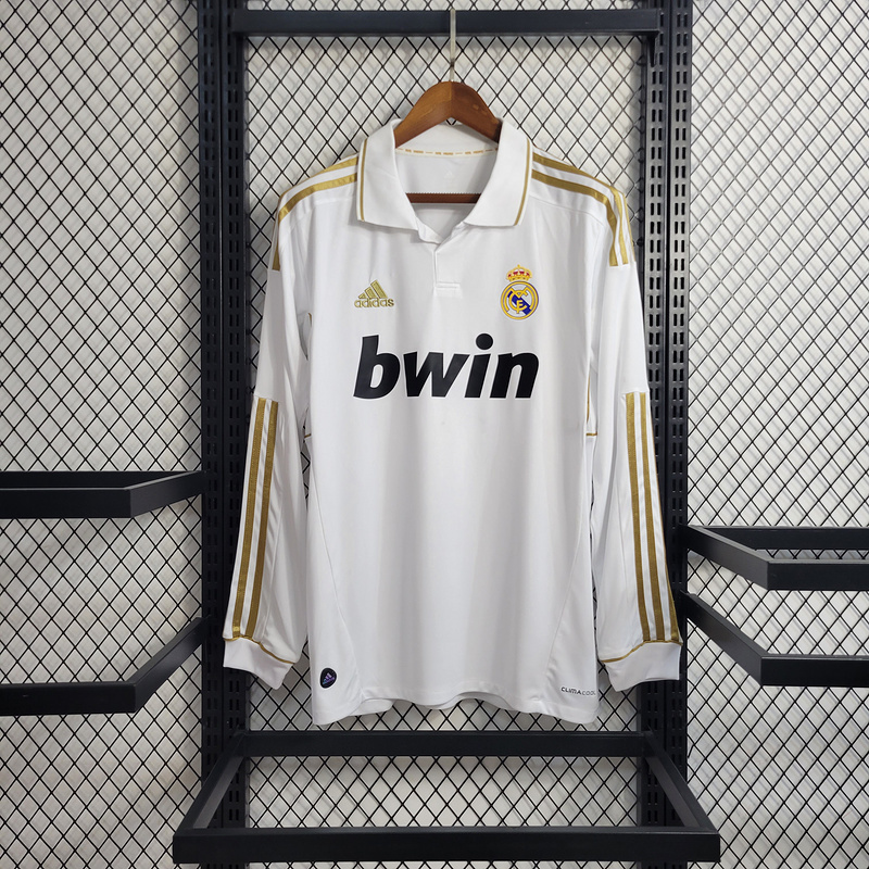 Retro Real Madrid 11/12 Long sleeve home S-XXL