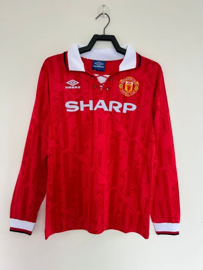 1992-93 Manchester United  Home Long Sleeve retro version S-XXL