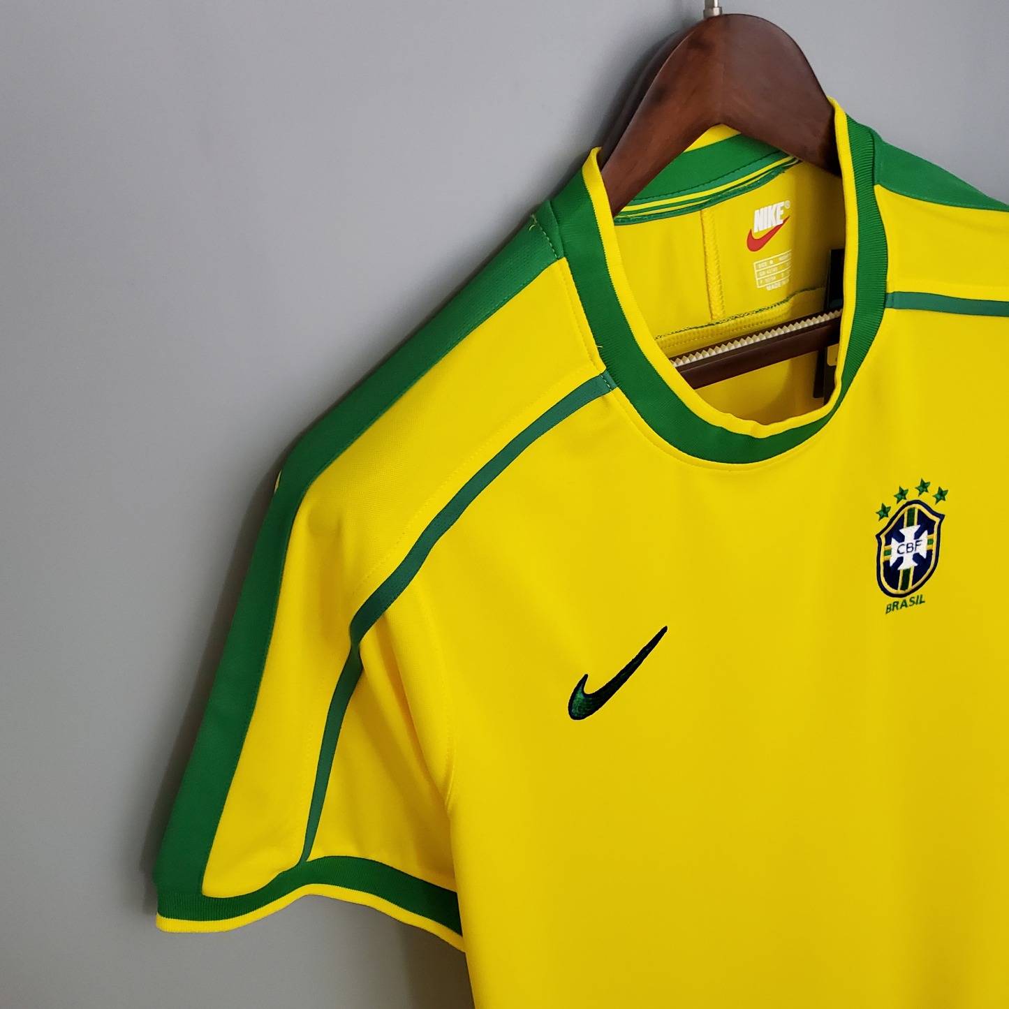 Retro 1998 Brazil home S-XXL
