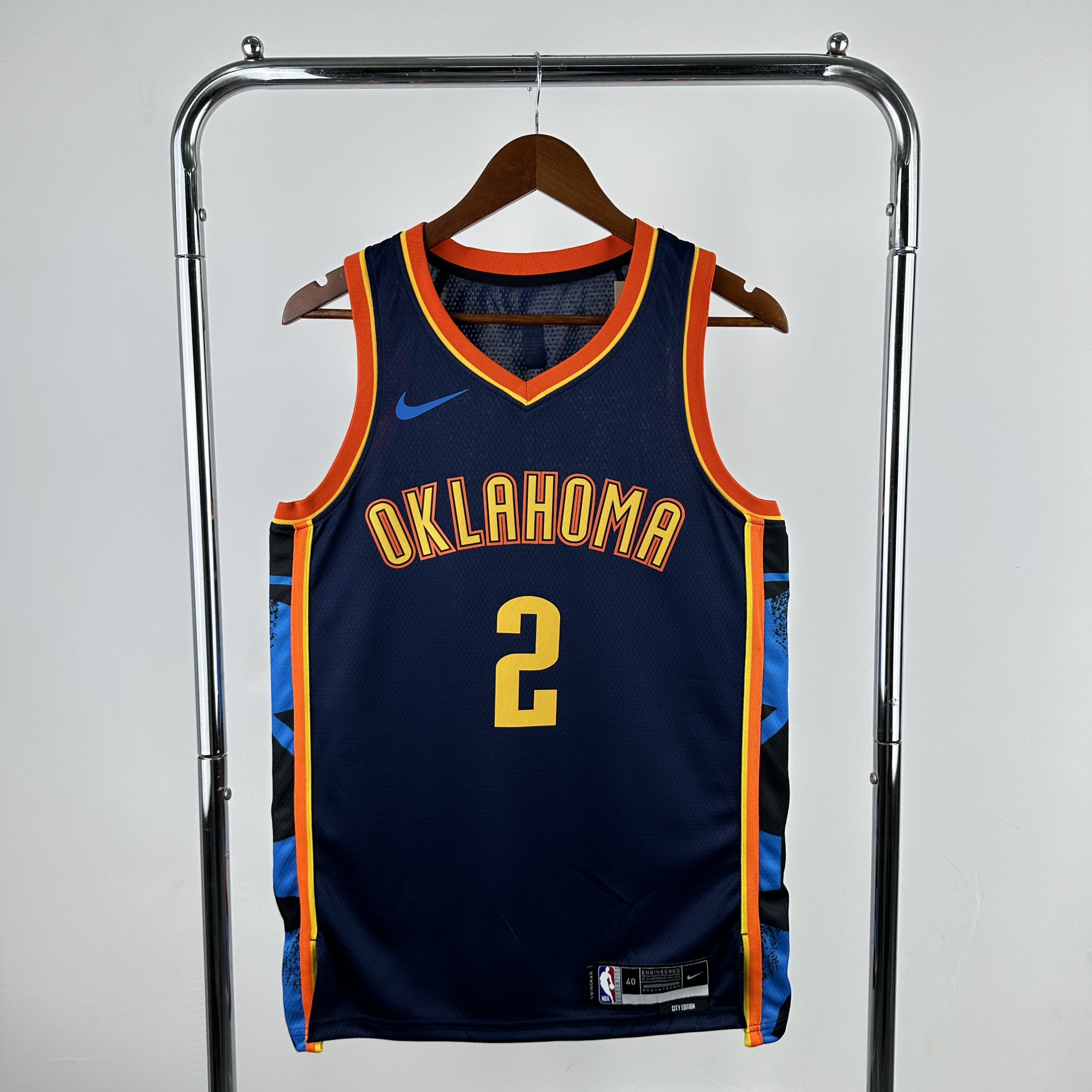 2025 NBA Oklahoma City Thunder city version S-XXL
