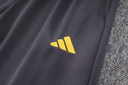 23-24 Real Madrid Gray Half-Zip Jacket Suit