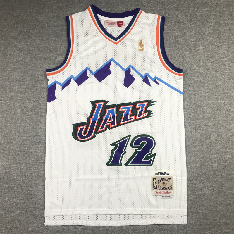 Retro Utah Jazz embroidery version S-XXL