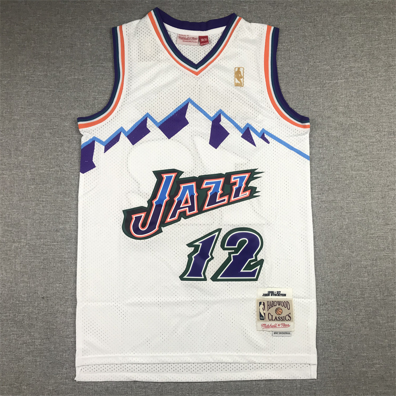 Retro Utah Jazz embroidery version S-XXL
