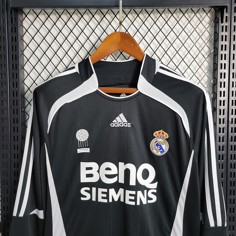 Retro 06-07 Real Madrid Away Long Sleeve Size S-XXL