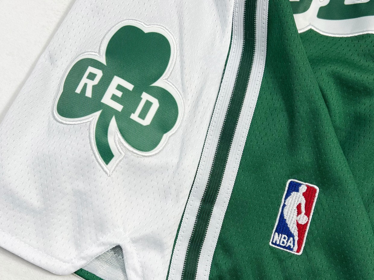 Celtics embroidered basketball shorts