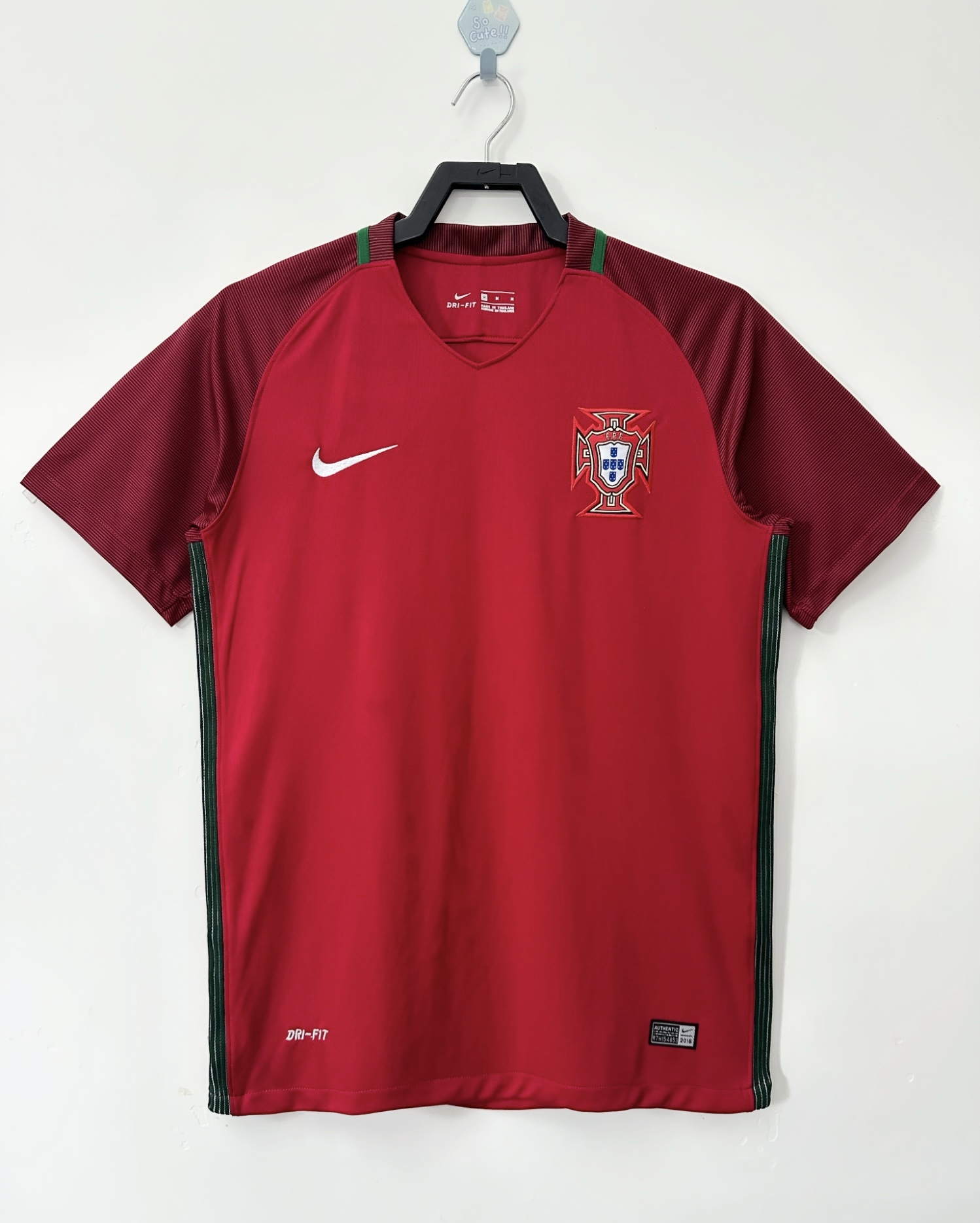 2016 retro Portugal home S-XXL