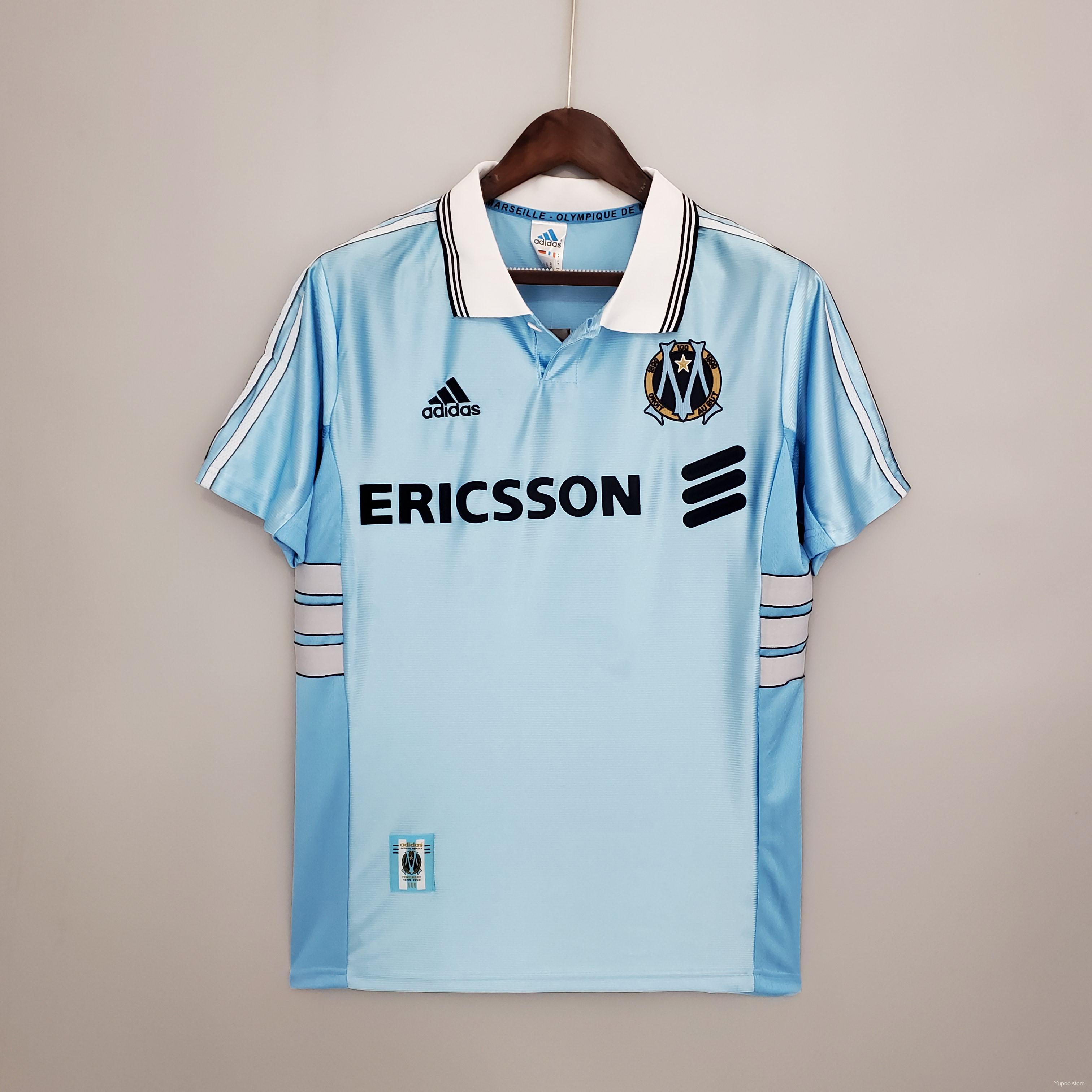 Retro 98/99 Marseille away Soccer Jersey