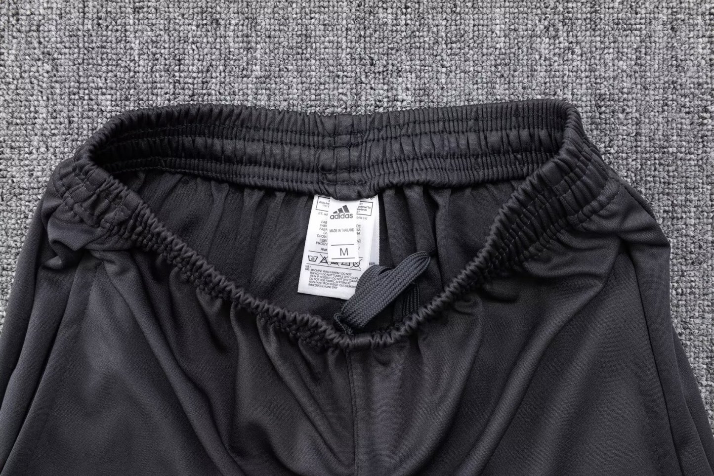 23-24 Real Madrid Gray Half-Zip Jacket Suit